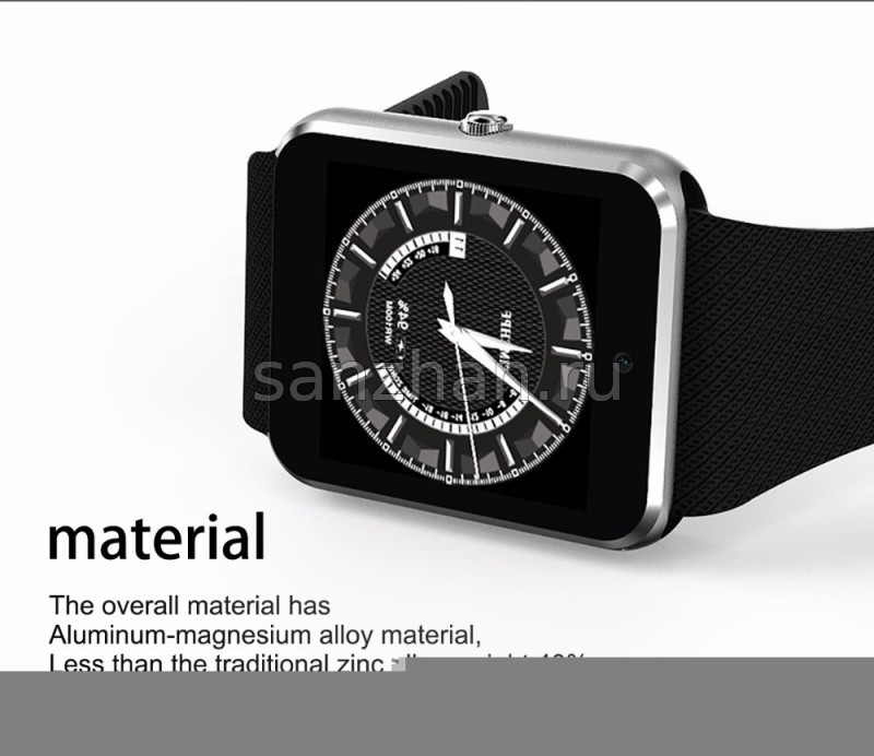 Smart Часы телефон GT-08 с 1 Sim (Черно-стальные)