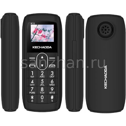 Мини телефон-гарнитура KECHAODA K10 с функцией изменения голоса (Черный)