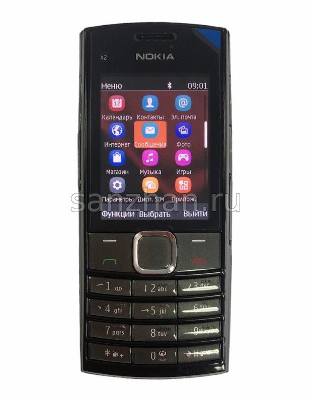 Nokia X2-02 Black  2 SIM оригинал REF