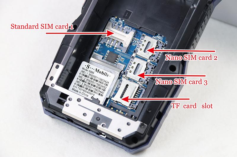 Кнопочный телефон 3 sim с интернетом S999 S Mobile с усиленным сигналом связи