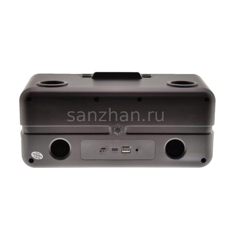 Bluetooth караоке-колонка SDRD SD-319 - два радиомикрофона, USB, AUX, RETRO STYLE