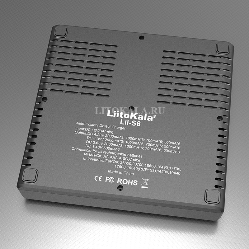 Зарядное устройство для аккумуляторов LiitoKala Lii-S6