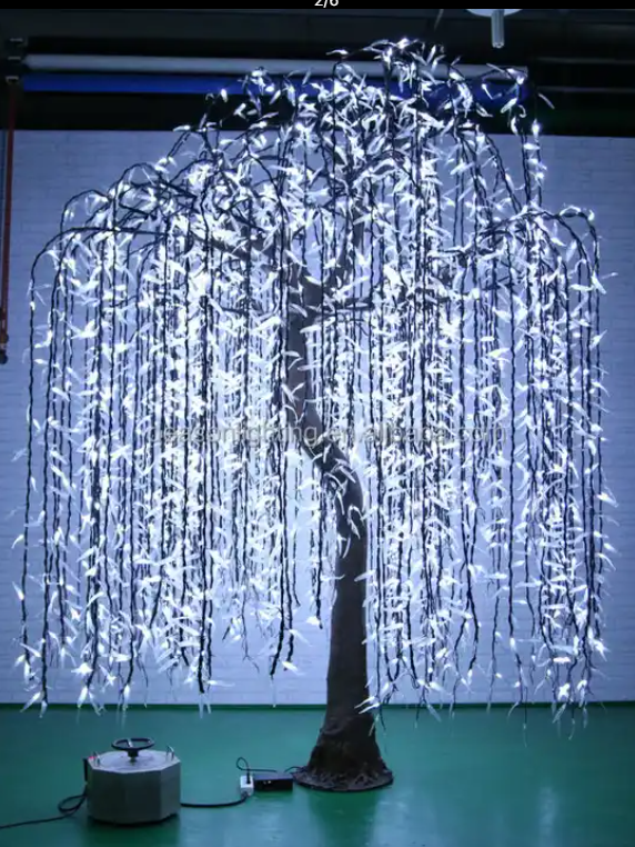 Светодиодное дерево Ива 1.6 м 240 Led уличное IP65 24V (белое)